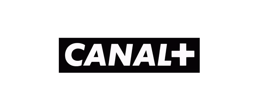 Canal+ logo on a black background.